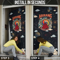 Arirang Korea Pride Door Cover Korean Taegeuk Culture Hanbok Woman Traditional Mugunghwa