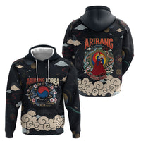 Arirang Korea Pride Hoodie Korean Taegeuk Culture Hanbok Woman Traditional Mugunghwa