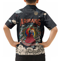 Arirang Korea Pride Kid Hawaiian Shirt Korean Taegeuk Culture Hanbok Woman Traditional Mugunghwa