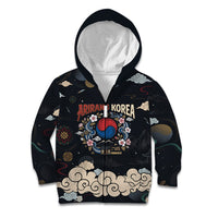 Arirang Korea Pride Kid Hoodie Korean Taegeuk Culture Hanbok Woman Traditional Mugunghwa