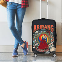 Arirang Korea Pride Luggage Cover Korean Taegeuk Culture Hanbok Woman Traditional Mugunghwa