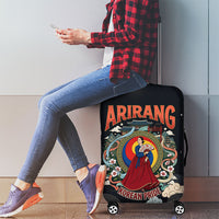 Arirang Korea Pride Luggage Cover Korean Taegeuk Culture Hanbok Woman Traditional Mugunghwa