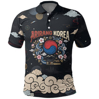 Arirang Korea Pride Polo Shirt Korean Taegeuk Culture Hanbok Woman Traditional Mugunghwa
