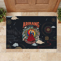 Arirang Korea Pride Rubber Doormat Korean Taegeuk Culture Hanbok Woman Traditional Mugunghwa
