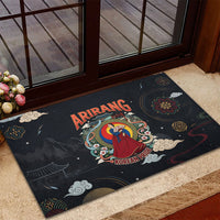 Arirang Korea Pride Rubber Doormat Korean Taegeuk Culture Hanbok Woman Traditional Mugunghwa