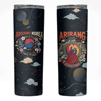 Arirang Korea Pride Skinny Tumbler Korean Taegeuk Culture Hanbok Woman Traditional Mugunghwa