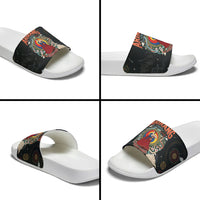 Arirang Korea Pride Slide Sandals Korean Taegeuk Culture Hanbok Woman Traditional Mugunghwa