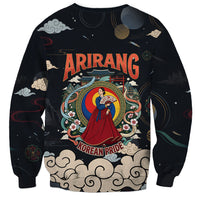 Arirang Korea Pride Sweatshirt Korean Taegeuk Culture Hanbok Woman Traditional Mugunghwa