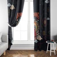 Arirang Korea Pride Window Curtain Korean Taegeuk Culture Hanbok Woman Traditional Mugunghwa