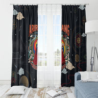 Arirang Korea Pride Window Curtain Korean Taegeuk Culture Hanbok Woman Traditional Mugunghwa