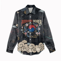 Arirang Korea Pride Women Casual Shirt Korean Taegeuk Culture Hanbok Woman Traditional Mugunghwa