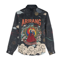 Arirang Korea Pride Women Casual Shirt Korean Taegeuk Culture Hanbok Woman Traditional Mugunghwa