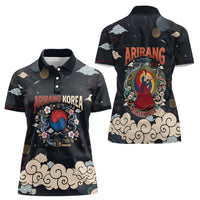 Arirang Korea Pride Women Polo Shirt Korean Taegeuk Culture Hanbok Woman Traditional Mugunghwa