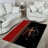 Ares Greek God Of War Area Rug Warrior Ancient Mythology