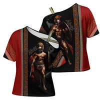 Ares Greek God Of War Cross Shoulder Shirt Warrior Ancient Mythology