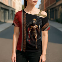 Ares Greek God Of War Cross Shoulder Shirt Warrior Ancient Mythology