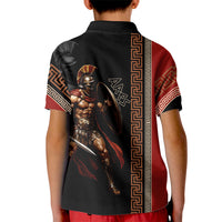 Ares Greek God Of War Kid Polo Shirt Warrior Ancient Mythology