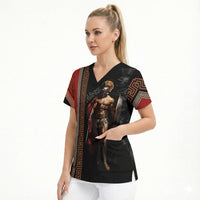Ares Greek God Of War Scrub Top Warrior Ancient Mythology
