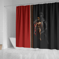 Ares Greek God Of War Shower Curtain Warrior Ancient Mythology