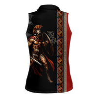 Ares Greek God Of War Women Sleeveless Polo Shirt Warrior Ancient Mythology