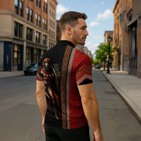 Ares Greek God Of War Zipper Polo Shirt Warrior Ancient Mythology