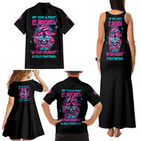 My Give A F Is Broken Family Matching Tank Maxi Dress and Hawaiian Shirt - Wonder Print Shop