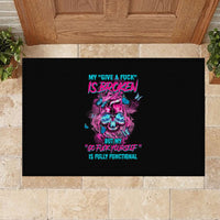 My Give A F Is Broken Rubber Doormat - Wonder Print Shop