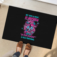 My Give A F Is Broken Rubber Doormat - Wonder Print Shop