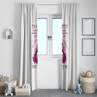 I'm A B Don't Try Me Rose Messy Bun Window Curtain - Wonder Print Shop