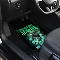 I'm Never Alone Skull Reaper Car Mats - Wonder Print Shop
