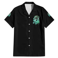 I'm Never Alone Skull Reaper Family Matching Mermaid Dress and Hawaiian Shirt - Wonder Print Shop