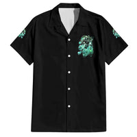 I'm Never Alone Skull Reaper Family Matching Tank Maxi Dress and Hawaiian Shirt - Wonder Print Shop