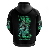I'm Never Alone Skull Reaper Hoodie - Wonder Print Shop