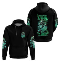 I'm Never Alone Skull Reaper Hoodie - Wonder Print Shop