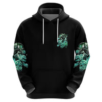 I'm Never Alone Skull Reaper Hoodie - Wonder Print Shop