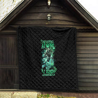 I'm Never Alone Skull Reaper Quilt - Wonder Print Shop