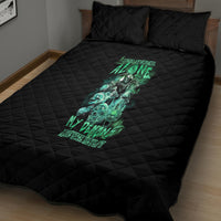 I'm Never Alone Skull Reaper Quilt Bed Set - Wonder Print Shop