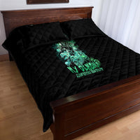 I'm Never Alone Skull Reaper Quilt Bed Set - Wonder Print Shop