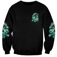 I'm Never Alone Skull Reaper Sweatshirt - Wonder Print Shop