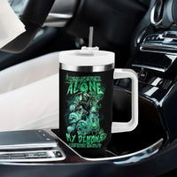 I'm Never Alone Skull Reaper Tumbler With Handle - Wonder Print Shop