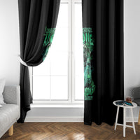 I'm Never Alone Skull Reaper Window Curtain - Wonder Print Shop