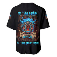 My Give A F Tiki Skull Baseball Jersey - Wonder Print Shop