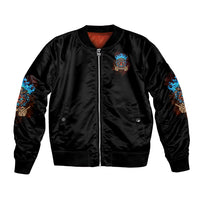 My Give A F Tiki Skull Bomber Jacket - Wonder Print Shop