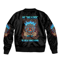 My Give A F Tiki Skull Bomber Jacket - Wonder Print Shop