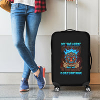 My Give A F Tiki Skull Luggage Cover - Wonder Print Shop