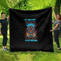 My Give A F Tiki Skull Quilt - Wonder Print Shop