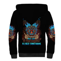 My Give A F Tiki Skull Sherpa Hoodie - Wonder Print Shop