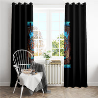 My Give A F Tiki Skull Window Curtain - Wonder Print Shop