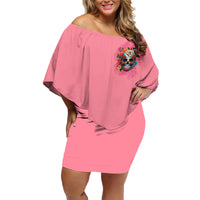 I'm Blunt Because God Rolled Me Family Matching Off Shoulder Short Dress and Hawaiian Shirt - Wonder Print Shop