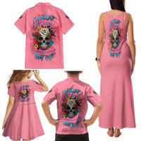 I'm Blunt Because God Rolled Me Family Matching Tank Maxi Dress and Hawaiian Shirt - Wonder Print Shop